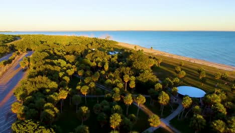 4K-Drone-Video-of-Sunshine-Skyway-Bridge-spanning-Tampa-Bay-and-the-Gulf-of-Mexico-near-St