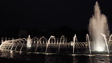 WWII-Monument-in-DC-at-Night-Video