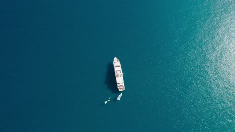 Solo-Yacht-With-Beautiful-Light-From-Above
