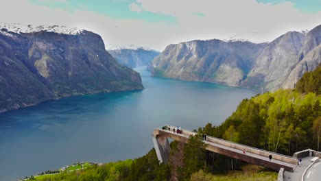 Aerial:-stegastein-viewpoint-in-Flåm-over-the-sognefjord
