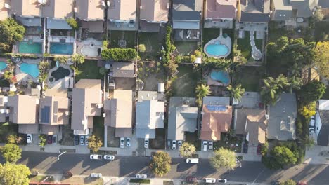 Aerial-View-of-middle-class-neighborhood