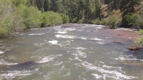 Aerial-fly-over-of-the-South-Platte-River-in-Colorado