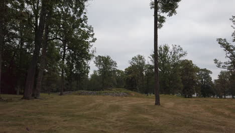 Borre-Mound-Friedhof-Sind-Alte-Grabhügel-Aus-Der-Wikingerzeit