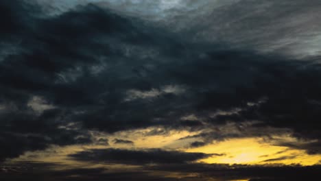 Sunset-Above-Clouds-Timelapse-Before-Storm