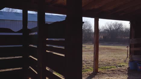 A-panning-shot-through-an-old-wooden-barn