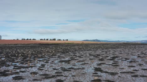 Wetlands-beach-on-Strangford-Lough-towards-Newtownards-drone-over-surface