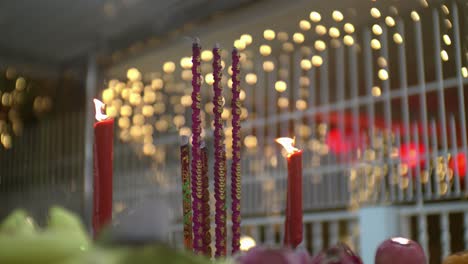 Joss-stick-for-prayer,-Chinese-culture,-Chinese-New-Year-Festival,-Pray-to-Creator,-Bai-Tian-Gong