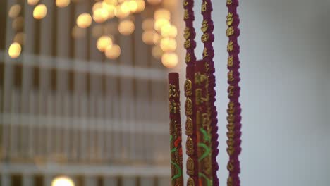 Joss-stick,-Chinese-culture,-Chinese-New-Year-Festival,-Pray-to-Creator,-Bai-Tian-Gong
