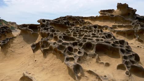 Formación-De-Piedra-En-El-Geoparque-Taiwán