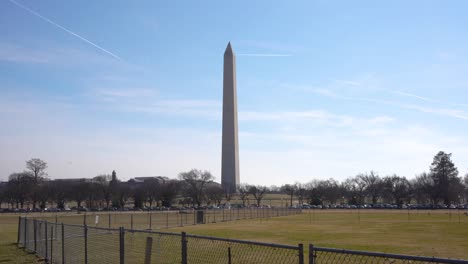 A-still-shot-of-the-Washington-Monument-located-in-Northwest-DC
