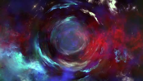 Rotating-space-time-dream-vortex-in-red-teal-nebula-clouds