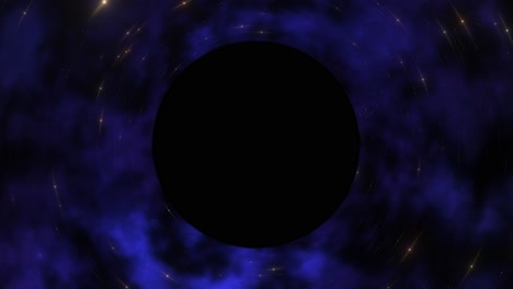 Zoom-Lento-En-Agujero-Negro-Supermasivo-En-Nebulosa-índigo