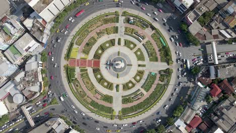 Aerial-of-Wongwian-Yai-Roundabout