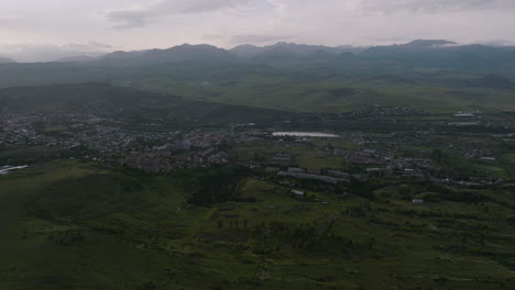 Remote-Village-Near-Akhaltsikhe-Castle-In-Samtskhe-Javakheti,-Georgia