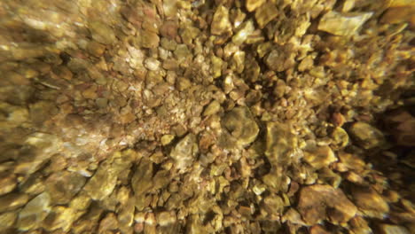 Underwater-view-of-rocks-in-a-clear-fresh-water-stream