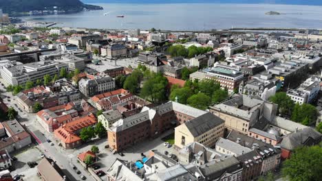 Aerial:-Trondheim-old-town-in-Norway