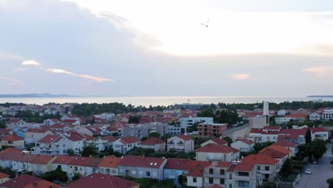 Zadar-Sonnenuntergang-Blaue-Dächer-Kroatien