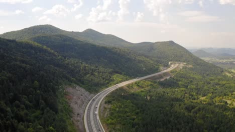 Highway-near-Zadar-in-Croatia,-Europe