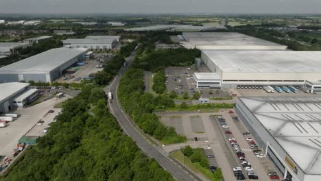 Rugby-Gateway-Warehouses-Distribution-Logistics-Industrial-Buildings-Aerial-View
