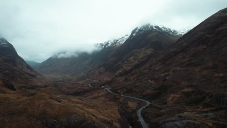 Aerial-view-of-Glencoe,-Scottish-highlands-1