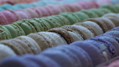 Stacked-delicious-colorful-macaroons---Close-up