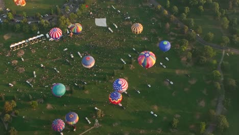 Hot-air-balloons-taking-off-from-a-large-park