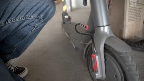 Getting-fixed,-an-electric-scooter