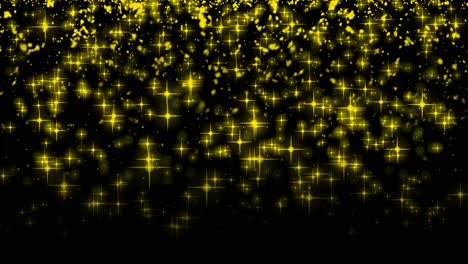Animated-background-of-gold-particles-falling-through-the-screen
