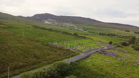 Drone-footage-of-Kildownet-Cemetery-Achill-Island-and-church-Built-probably-by-Grace-O'Malley