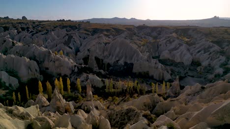 Valle-De-Las-Palomas-En-Drone---Capadocia,-Turquía