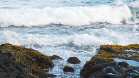waves-crash-on-mossy-rocks