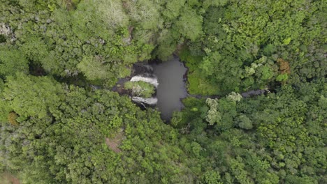 Cinematic-aerial-footage-of-famous-Wailua-waterfalls