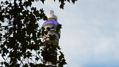 Good-Morning-London-from-the-BT-Tower,-United-Kingdom
