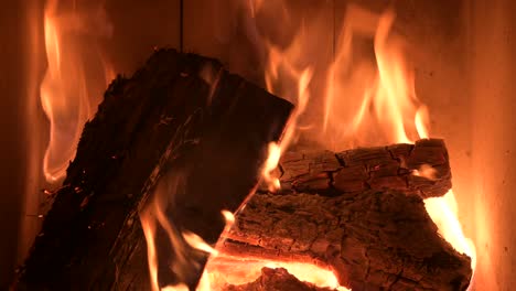 fireplace-at-home-during-Christmas-xmas-holiday-cold-winter-atmosphere