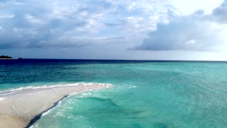 Malediven-Antenne-Meer-Schöne-Aussicht