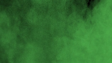 Green-Smoke-with-Black-Background