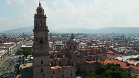 Morelia-Cathedral-seen-from-a-drone