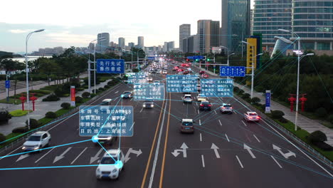 Transporte-Inteligente,-Ciudad-De-Ciencia-Y-Tecnología,-Transporte-Urbano