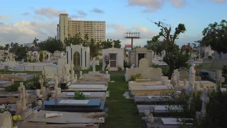 Cemetery-in-Isla-Verde,-Puerto-Rico-after-Hurricane-Maria
