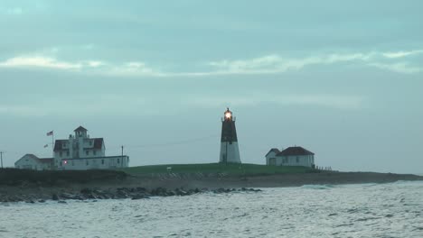 Point-Judith-Lighthouse,-Narragansett,-Rhode-Island