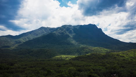 Aerial-hyperlapse-brazilian-summer-rainforest-mountain