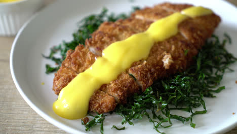 fried-chicken-breast-with-lemon-lime-sauce