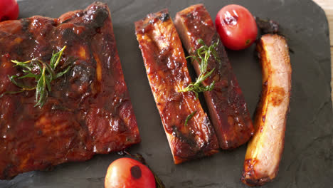grilled-and-barbecue-ribs-pork-with-rosemary