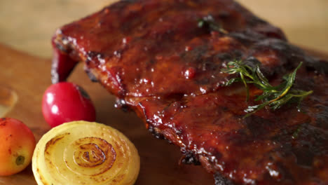 grilled-and-barbecue-ribs-pork-with-rosemary