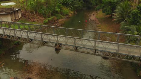 Manmade-ancient-bridge-in-Matura-Natiional-park-in-the-rainforest-northern-rainforest-of-Trinidad-and-Tobago