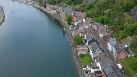 River-and-roads-from-the-Belgian-city-Dinant