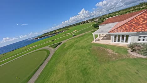 Los-Corales-golf-course,-Punta-Cana,-Dominican-Republic