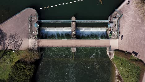 Water-creating-energy-with-bridge