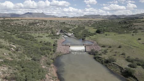 Aerial-view:-Major-water-outfall-from-hydroelectric-dam-upstream