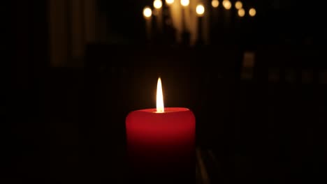 Candle-in-the-evening,-cozy-atmosphere